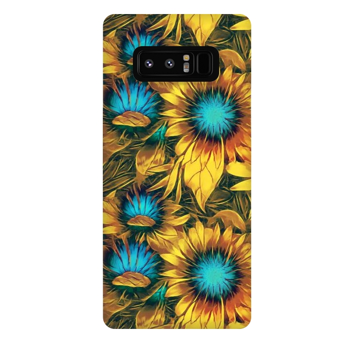 Galaxy Note 8 StrongFit Sunflowers  by Winston