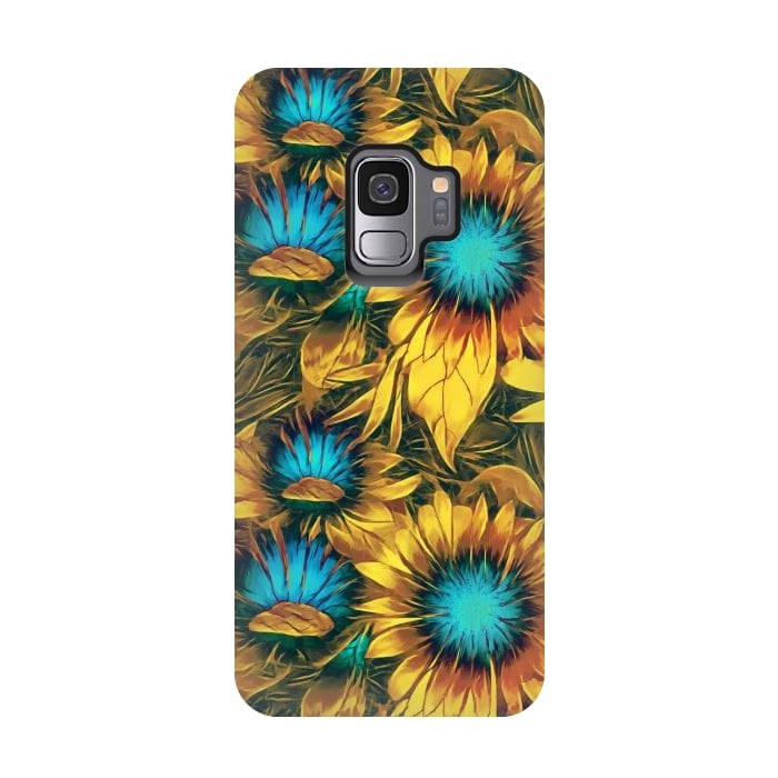 Galaxy S9 StrongFit Sunflowers  by Winston