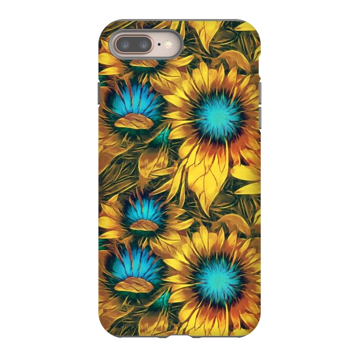 iPhone 8 plus StrongFit Sunflowers  by Winston