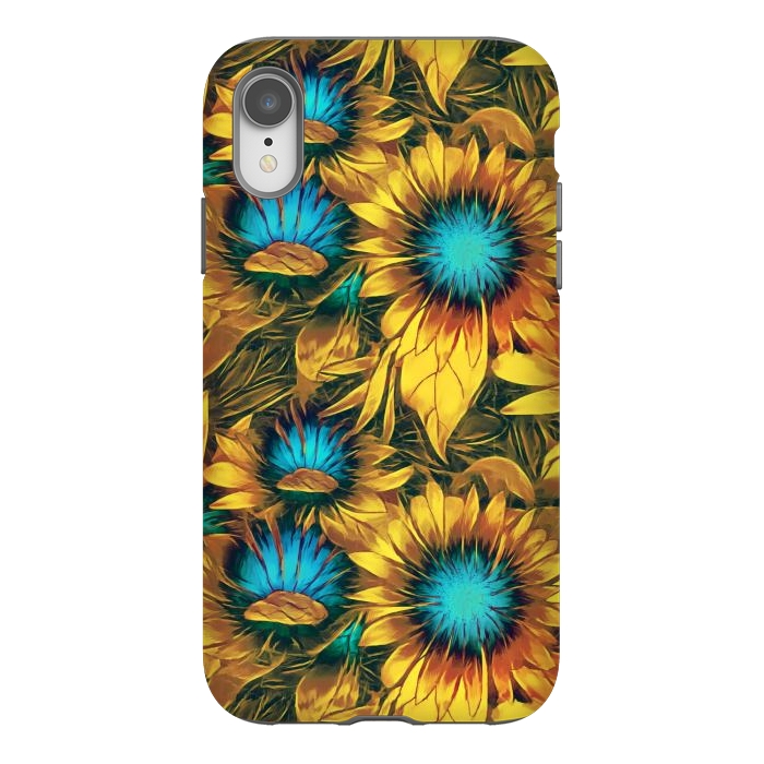 iPhone Xr StrongFit Sunflowers  by Winston