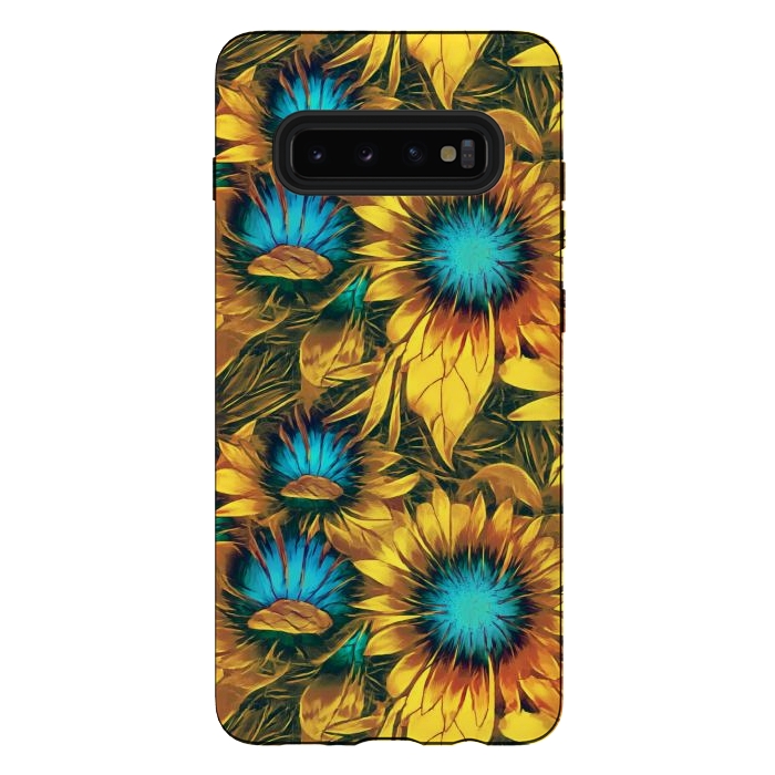 Galaxy S10 plus StrongFit Sunflowers  by Winston