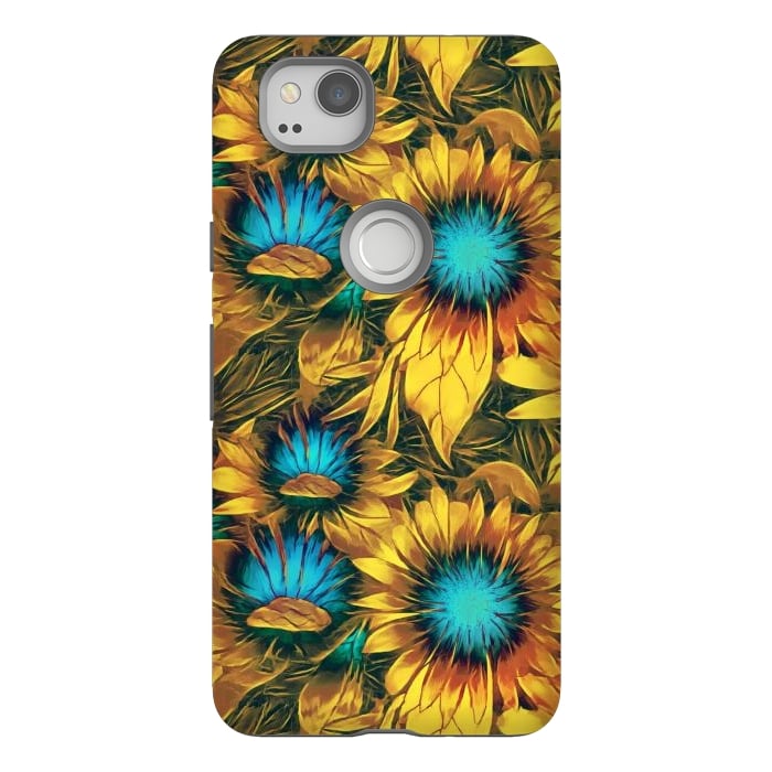Pixel 2 StrongFit Sunflowers  by Winston