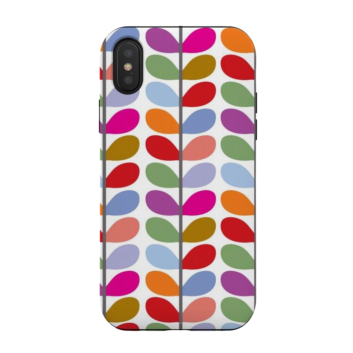 iPhone Xs / X StrongFit Colorful leaves  by Winston