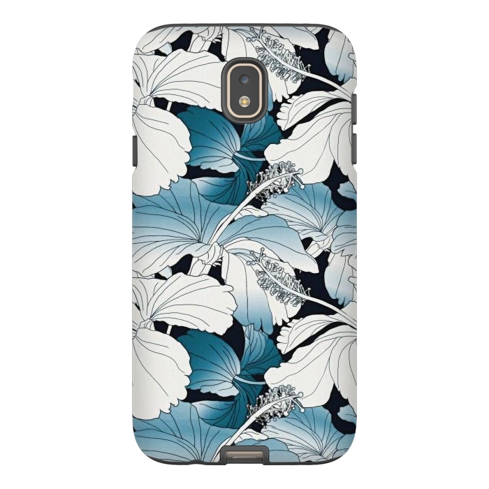 Galaxy J7 StrongFit White hibiscus  by Winston
