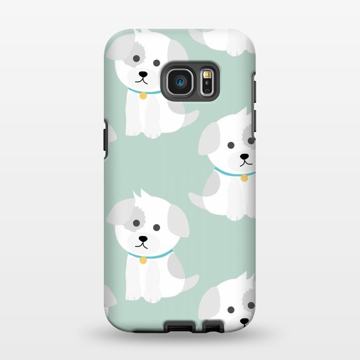 Galaxy S7 EDGE StrongFit Cute puppies  by Winston