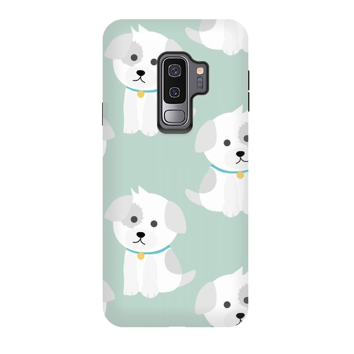 Galaxy S9 plus StrongFit Cute puppies  by Winston