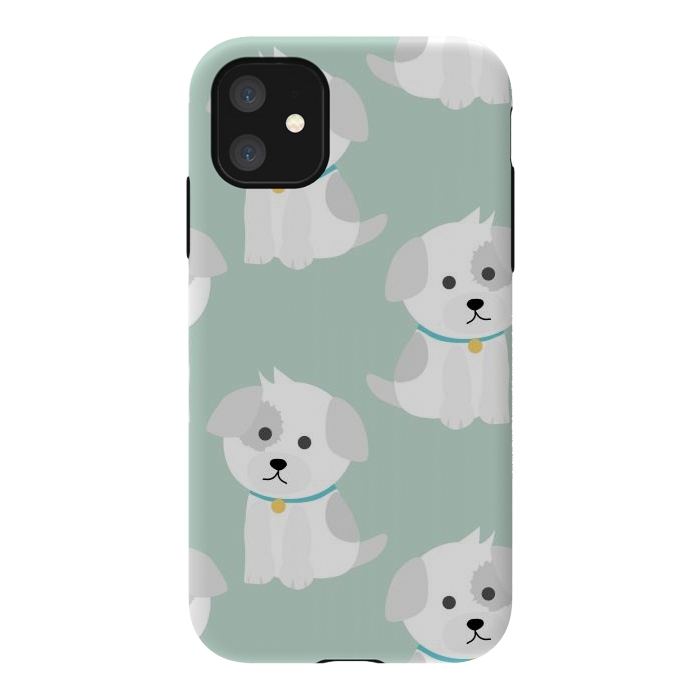 iPhone 11 StrongFit Cute puppies  by Winston