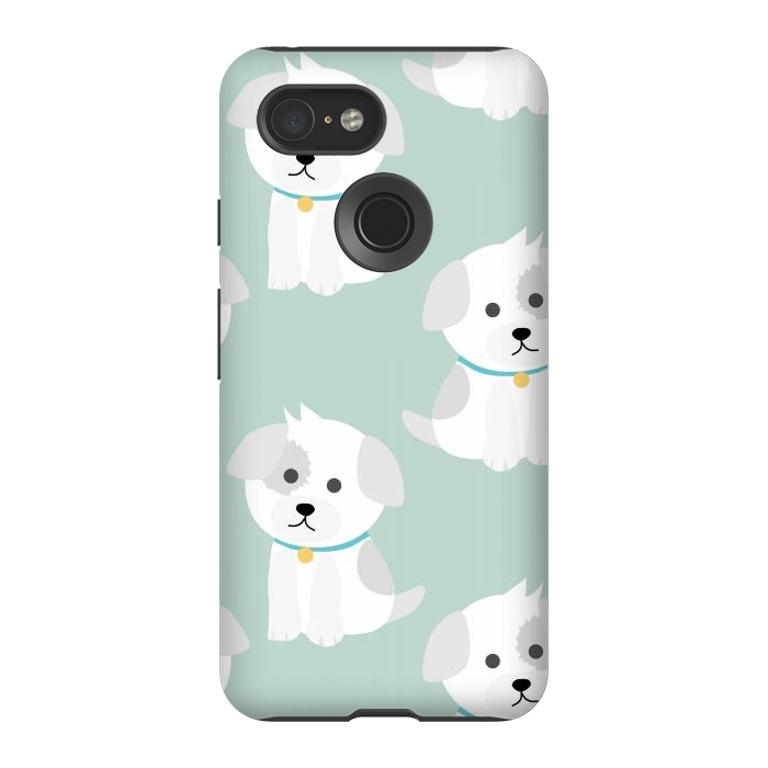 Pixel 3 StrongFit Cute puppies  by Winston