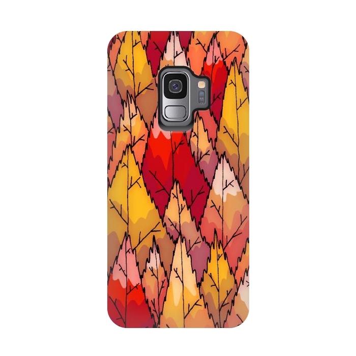 Galaxy S9 StrongFit The autumnal woodland  by Steve Wade (Swade)