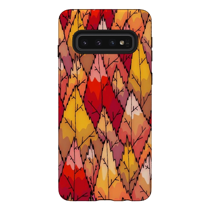 Galaxy S10 StrongFit The autumnal woodland  by Steve Wade (Swade)
