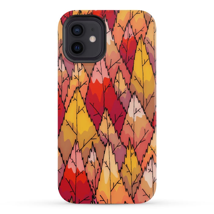 iPhone 12 mini StrongFit The autumnal woodland  by Steve Wade (Swade)