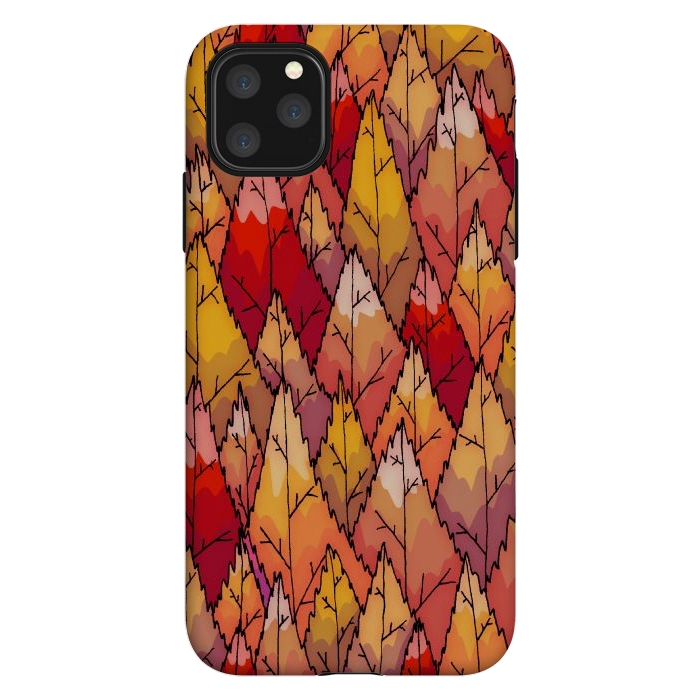 iPhone 11 Pro Max StrongFit The autumnal woodland  by Steve Wade (Swade)