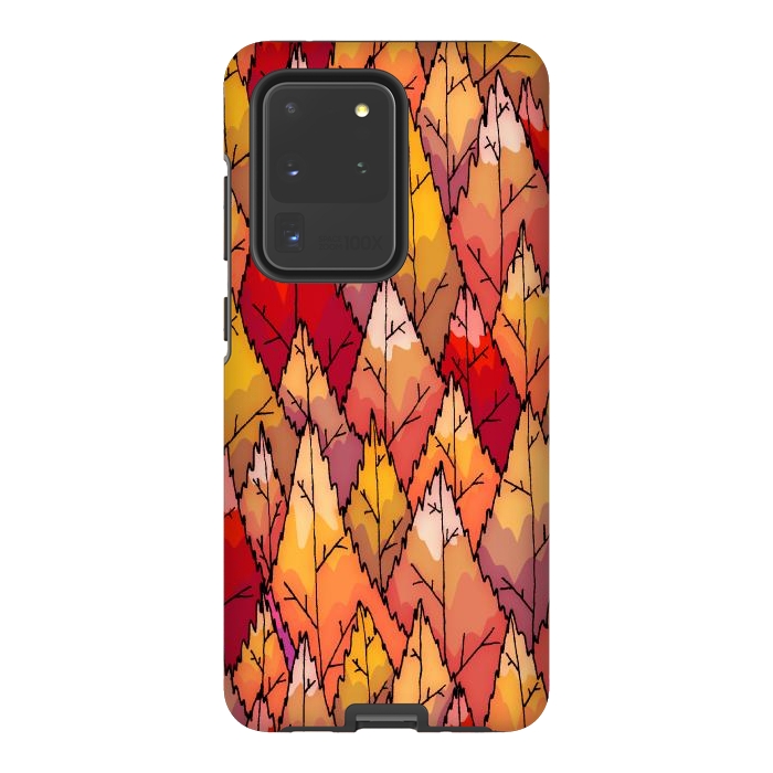 Galaxy S20 Ultra StrongFit The autumnal woodland  by Steve Wade (Swade)