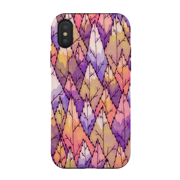 iPhone Xs / X StrongFit Of autumn and trees by Steve Wade (Swade)
