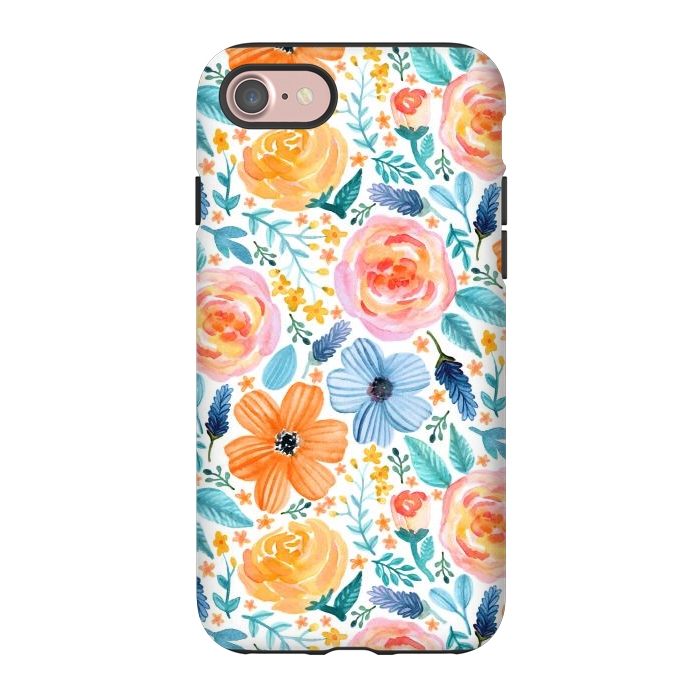 iPhone 7 StrongFit Bold Blooms by Tangerine-Tane