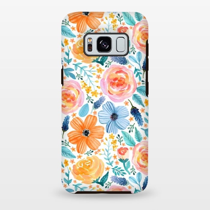 Galaxy S8 plus StrongFit Bold Blooms by Tangerine-Tane