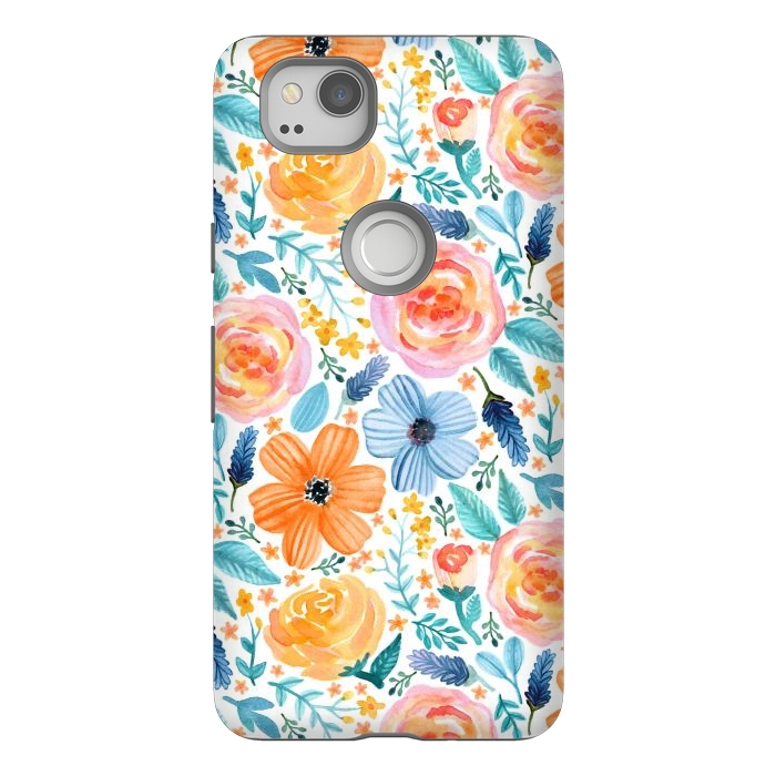 Pixel 2 StrongFit Bold Blooms by Tangerine-Tane