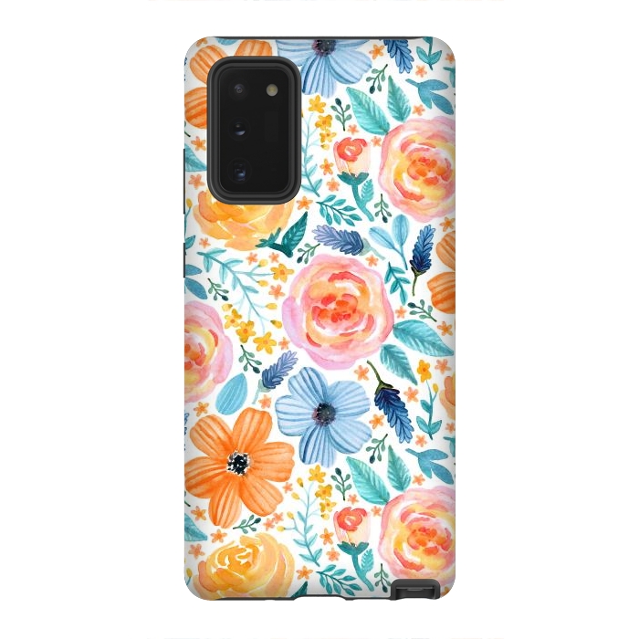 Galaxy Note 20 StrongFit Bold Blooms by Tangerine-Tane
