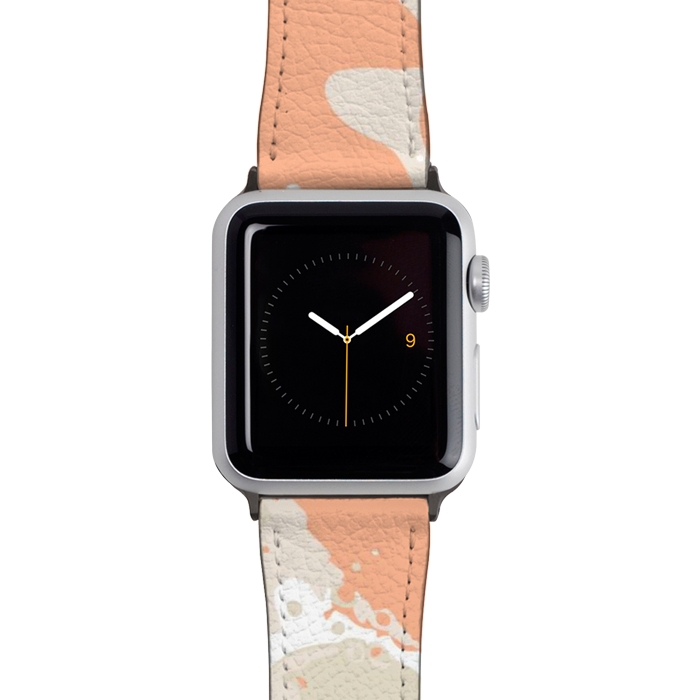 Watch 42mm / 44mm Strap PU leather Gaya Abstract by Creativeaxle