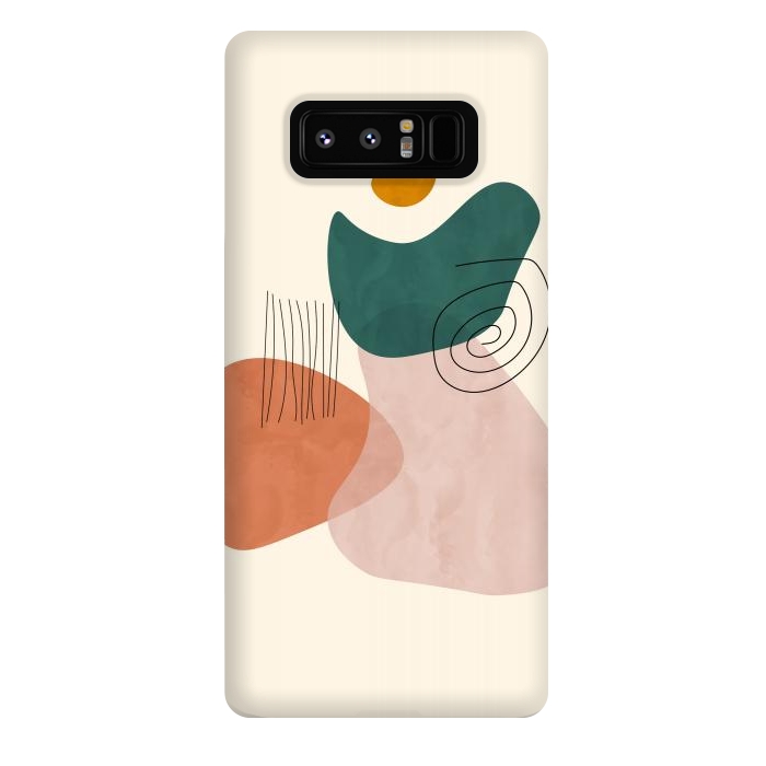 Galaxy Note 8 StrongFit Frontline Minimal Art by Creativeaxle
