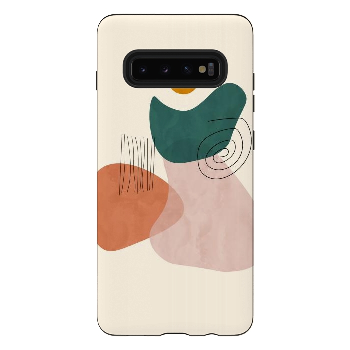 Galaxy S10 plus StrongFit Frontline Minimal Art by Creativeaxle