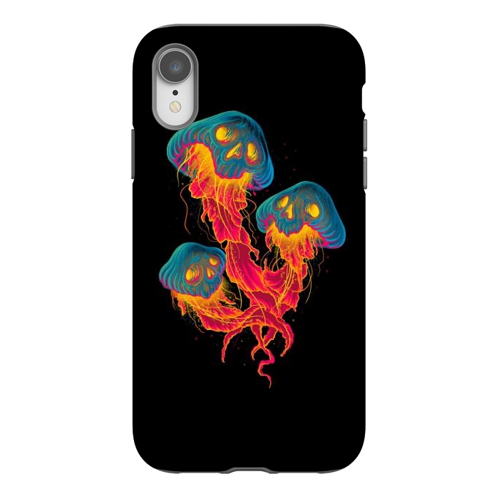 iPhone Xr StrongFit Jellyskull by Afif Quilimo