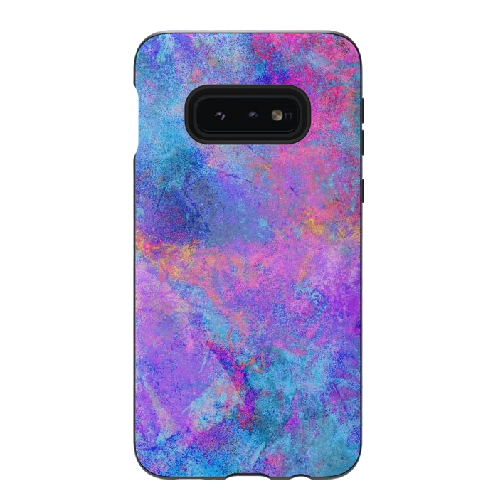 Galaxy S10e StrongFit The blue galaxy clouds by Steve Wade (Swade)