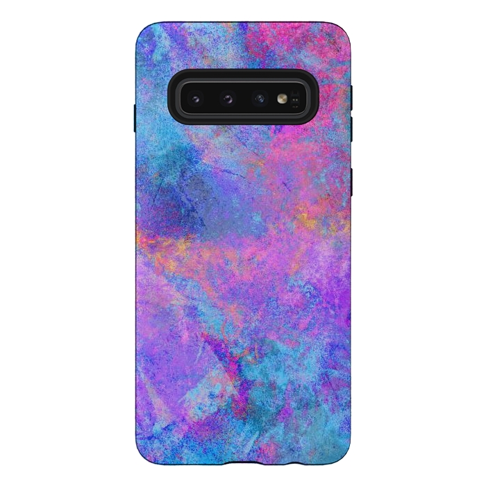 Galaxy S10 StrongFit The blue galaxy clouds by Steve Wade (Swade)