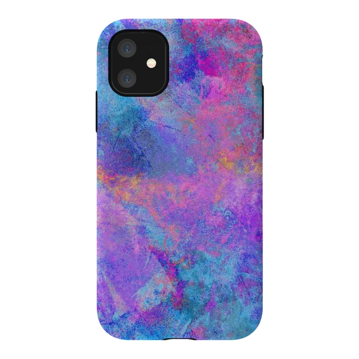 iPhone 11 StrongFit The blue galaxy clouds by Steve Wade (Swade)