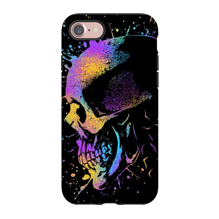 iPhone 7 StrongFit Skull Colorful Artistic by Alberto