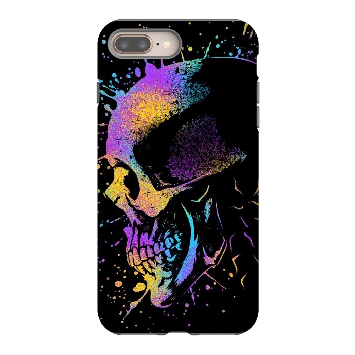iPhone 7 plus StrongFit Skull Colorful Artistic by Alberto