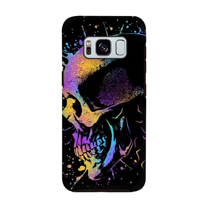 Galaxy S8 StrongFit Skull Colorful Artistic by Alberto