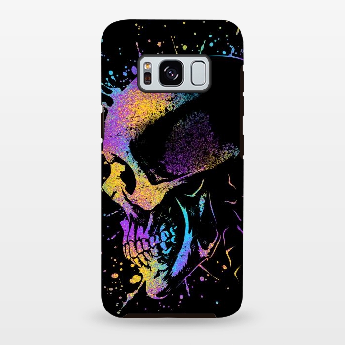 Galaxy S8 plus StrongFit Skull Colorful Artistic by Alberto