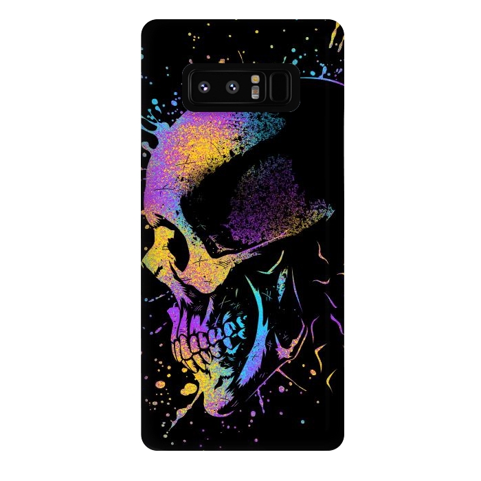 Galaxy Note 8 StrongFit Skull Colorful Artistic by Alberto