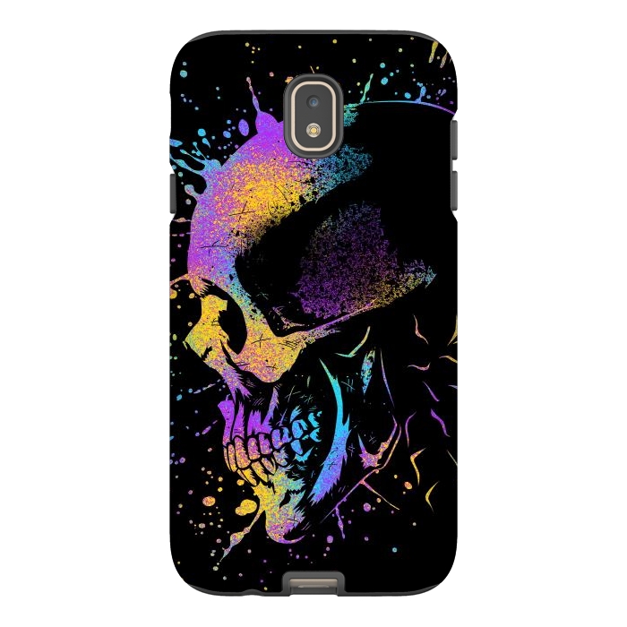 Galaxy J7 StrongFit Skull Colorful Artistic by Alberto