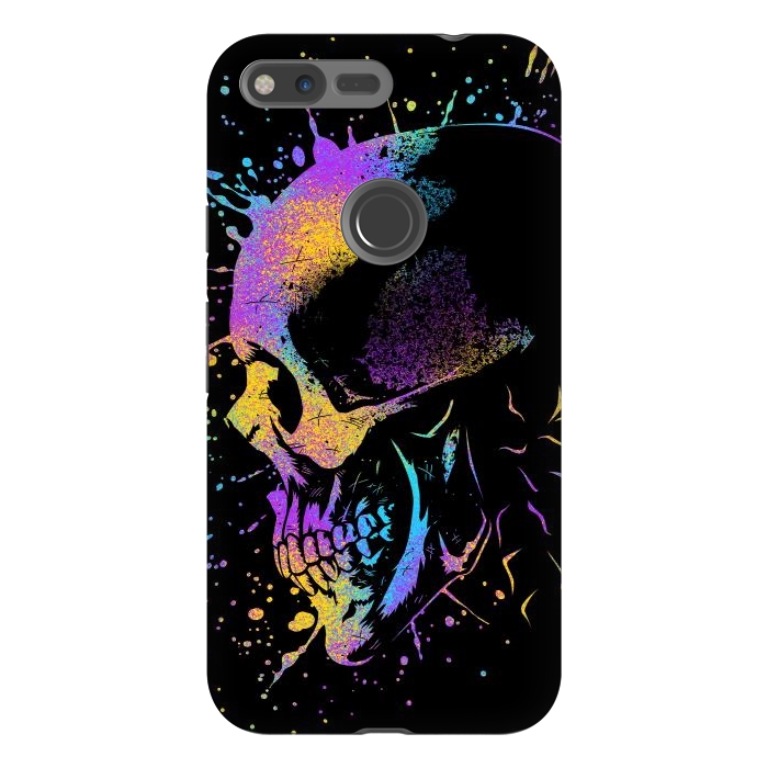 Pixel XL StrongFit Skull Colorful Artistic by Alberto