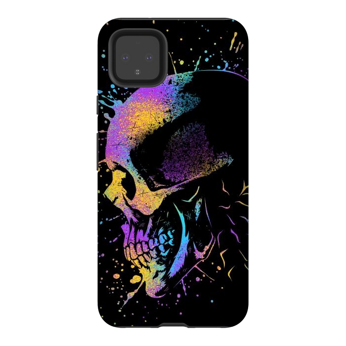 Pixel 4XL StrongFit Skull Colorful Artistic by Alberto