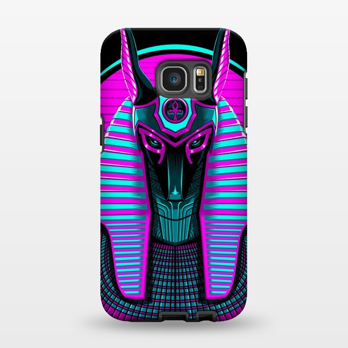 Galaxy S7 EDGE StrongFit Retro egyptian pharaoh by Alberto