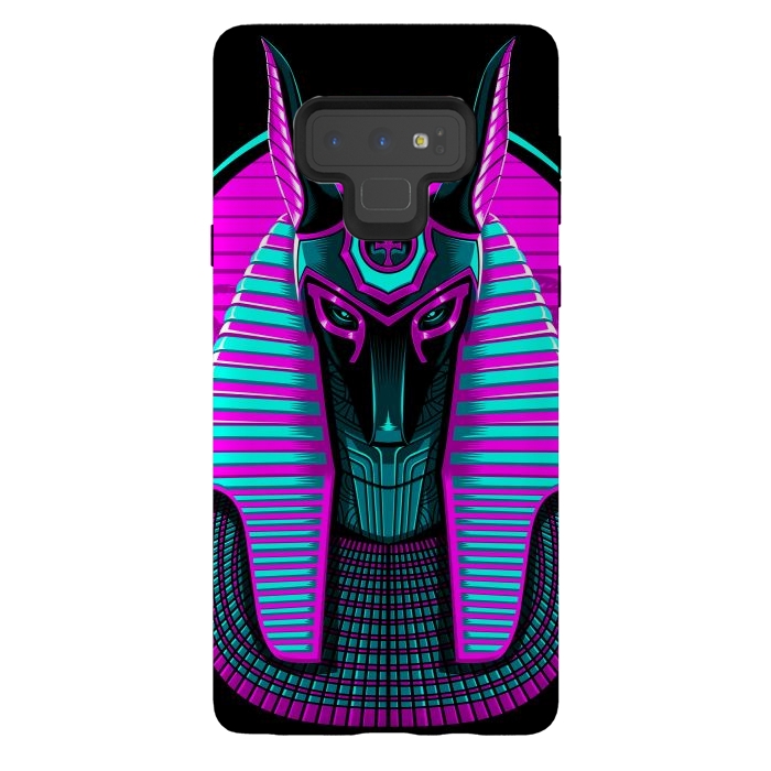 Galaxy Note 9 StrongFit Retro egyptian pharaoh by Alberto