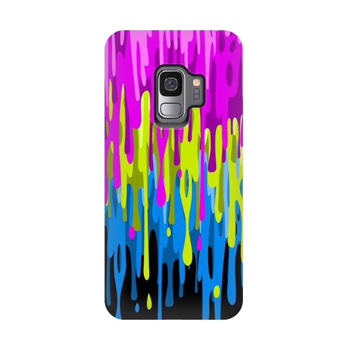 Galaxy S9 StrongFit Colorful liquid by Alberto