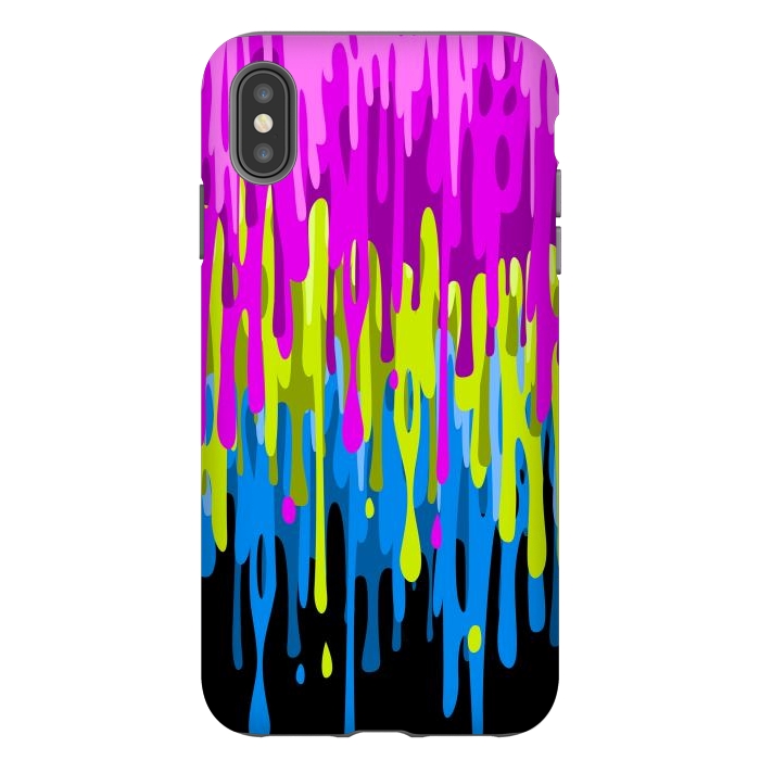 iPhone Xs Max StrongFit Colorful liquid by Alberto