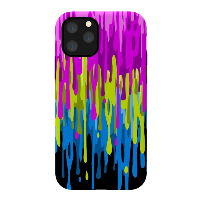 iPhone 11 Pro StrongFit Colorful liquid by Alberto