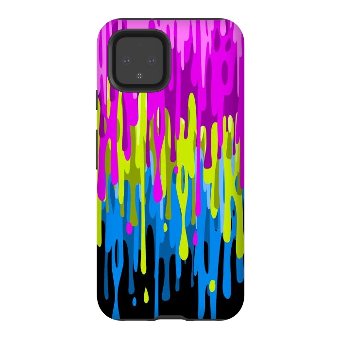 Pixel 4 StrongFit Colorful liquid by Alberto