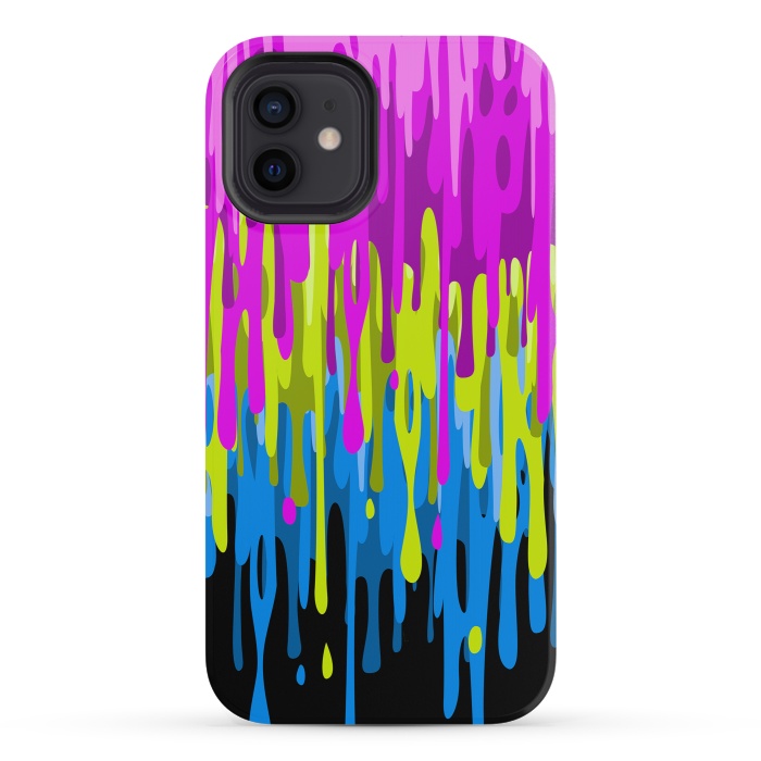 iPhone 12 mini StrongFit Colorful liquid by Alberto