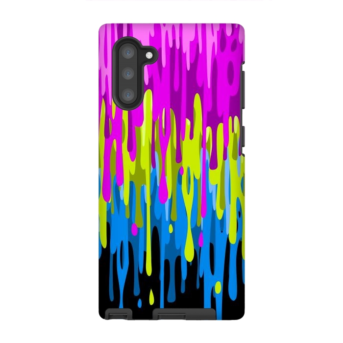 Galaxy Note 10 StrongFit Colorful liquid by Alberto