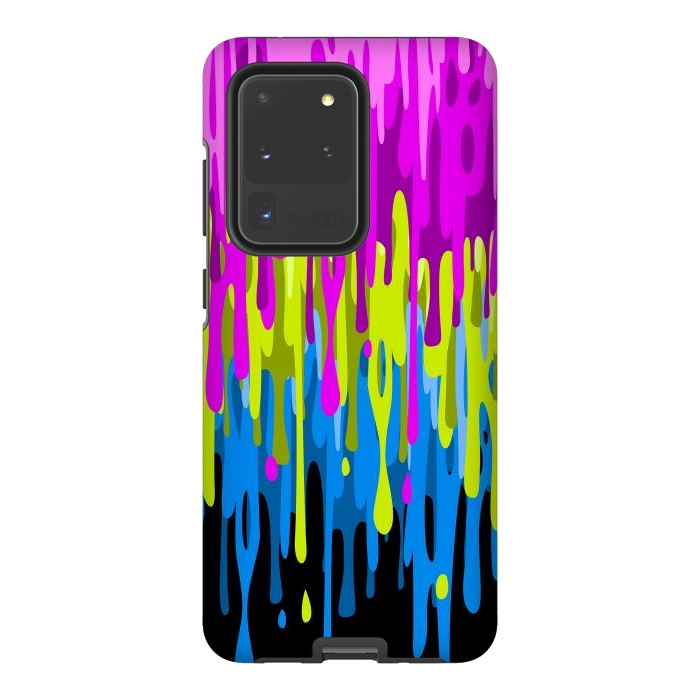 Galaxy S20 Ultra StrongFit Colorful liquid by Alberto