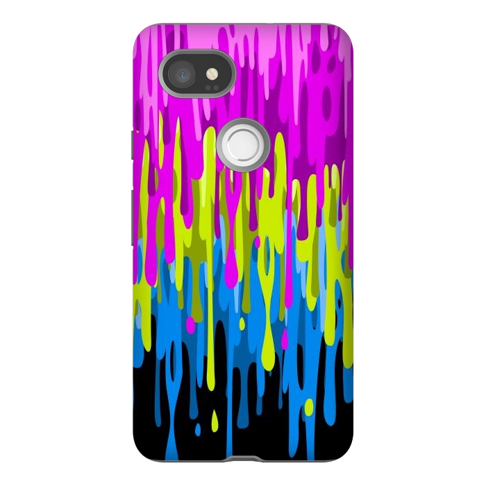 Pixel 2XL StrongFit Colorful liquid by Alberto