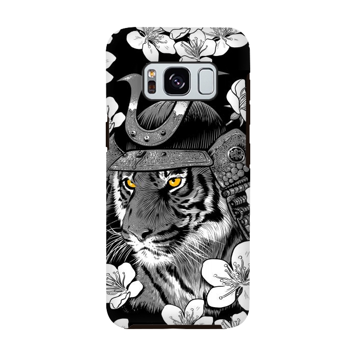 Galaxy S8 StrongFit Samurai Tiger cherry tree by Alberto