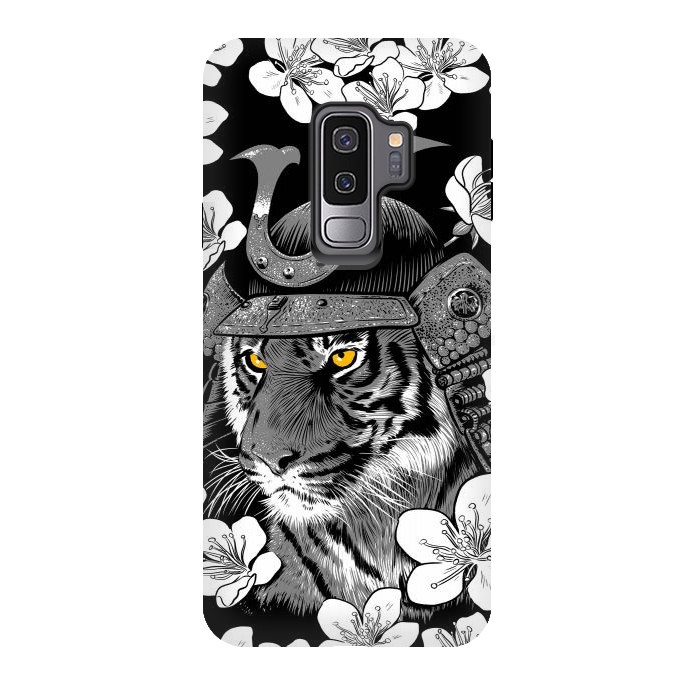 Galaxy S9 plus StrongFit Samurai Tiger cherry tree by Alberto