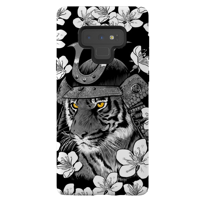 Galaxy Note 9 StrongFit Samurai Tiger cherry tree by Alberto